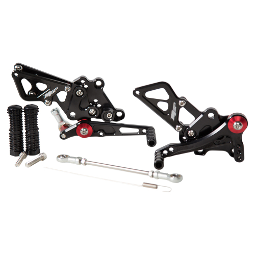 Hotbodies Racing - Hotbodies Racing Fully Adjustable Rearset - Black - 51303-2500