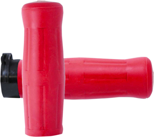 Avon Grips - Avon Grips Old School Grip - H-D with Throttle Slide - Coke Bottle Red - OLD-69-RED