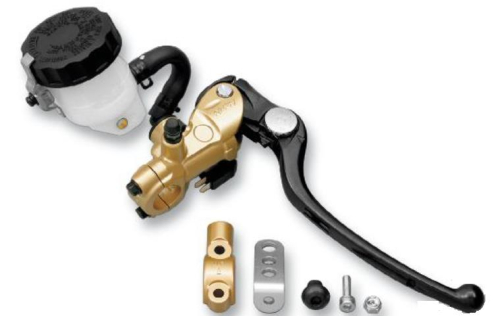Shindy - Shindy Radial Master Cylinder Kit - 19mm Piston - Gold/Black - 17-656K
