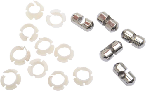 Eastern Motorcycle Parts - Eastern Motorcycle Parts Clutch/Brake Cable Anchor Pin and Bushings Kit - Y-21-433
