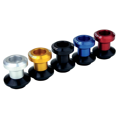Driven Racing - Driven Racing 8mm Swingarm D Axis Spools - Black/Black - DXS-8.2 BK