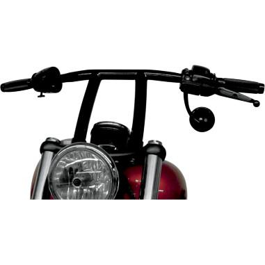 Todds Cycle - Todds Cycle 1-1/4in. Blackline Club Handlebar - 8.5in. - Gloss Black - 0601-1881