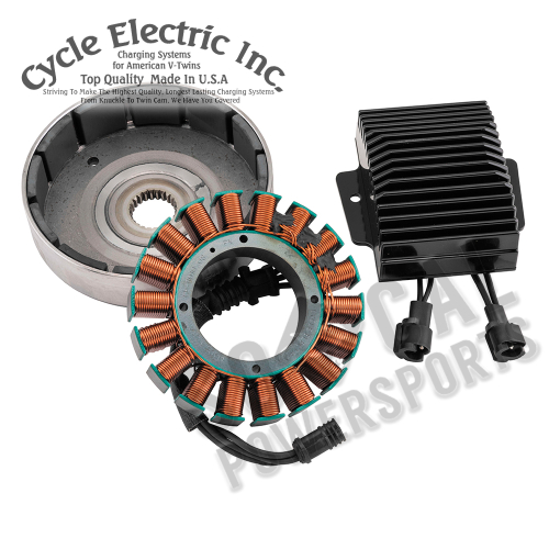 Cycle Electric - Cycle Electric 80 Series 50 AMP 3-Phase Alternator Kit - CE-88T