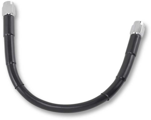 Drag Specialties - Drag Specialties Universal Black Vinyl-Coated Stainless Steel Brake Line - 10in. - 810-BLK