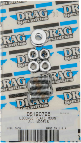 Drag Specialties - Drag Specialties Individual Chrome Socket-Head Bolt Set - Knurled - MK190