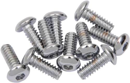 Drag Specialties - Drag Specialties Button-Head Bolts - 10-24 x 1/2in. - MPB394
