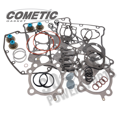 Cometic Gasket - Cometic Gasket EST Top End Gasket Kit - Standard Bore and Hat-Style Valve Stem Seals - C9146