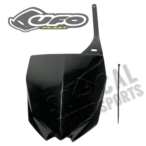 UFO Plastics - UFO Plastics Front Number Plate - Black - YA04813-001