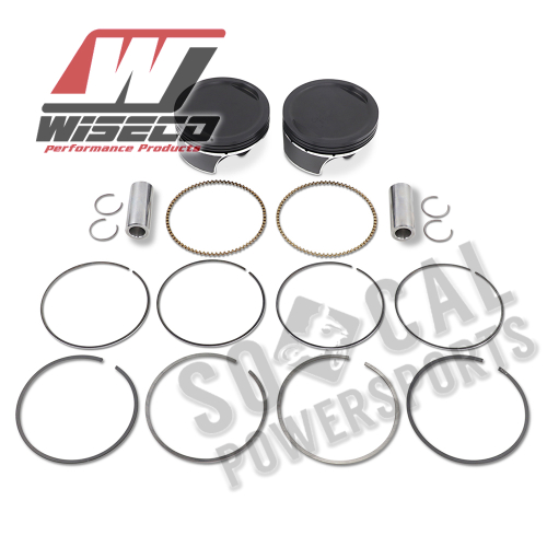 Wiseco - Wiseco K Piston Kit (103ci., Reverse Dome) - 3.885in., 9:1 Compression - K2753