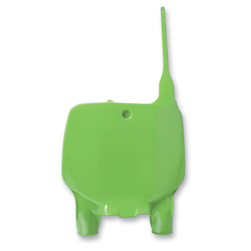UFO Plastics - UFO Plastics Front Number Plate - KX Green - KA03701026