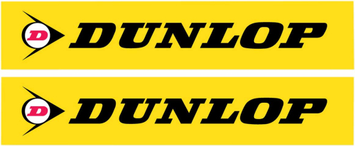 Factory Effex - Factory Effex Generic Fork and Swingarm Stickers - Dunlop - Yellow - 02-7065