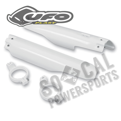 UFO Plastics - UFO Plastics Fork Slider Protectors - White - SU03905041