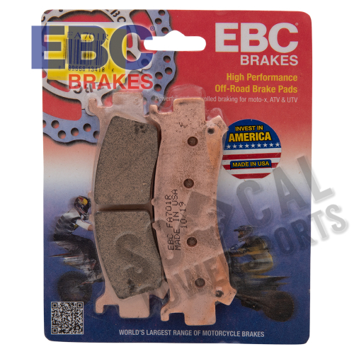 EBC - EBC R Series Long Life Sintered Brake Pads - FA701R