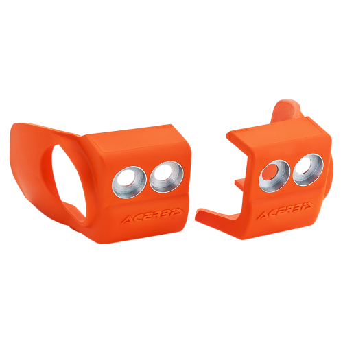 Acerbis - Acerbis Shoe Protectors For Inverted Forks - Orange - 2709720237
