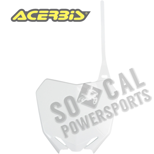 Acerbis - Acerbis Front Number Plate - White - 2113630002