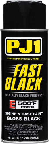 PJ1 - PJ1 Fast Black Engine and Case Paint - Gloss Black - 16-ENG