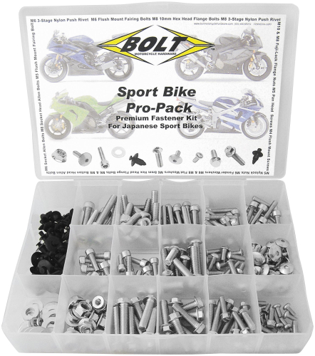 Bolt MC Hardware - Bolt MC Hardware Sportbike Pro-Pack - 2006-SBPP