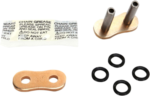 EK Chain - EK Chain Rivet Connecting Link for 530 ZVX3 Series Chain - Gold - 530ZVX3-MLJ/G