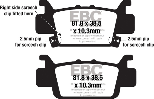 EBC - EBC SV Series Severe Duty Brake Pads - FA7034SV