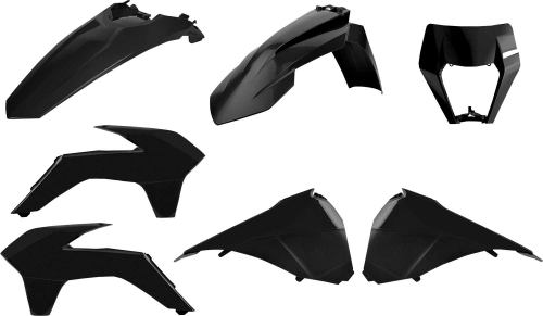 Polisport - Polisport Plastic Kit - Black - 90880