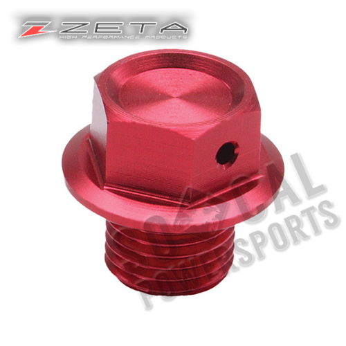 ZETA - ZETA Magnetic Drain Plug - Red - ZE58-1413