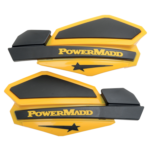 Powermadd - Powermadd Star Series Handguards - Yellow/Black - 34201