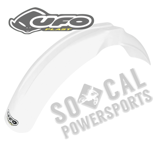 UFO Plastics - UFO Plastics Front Fender - White - HO02600041