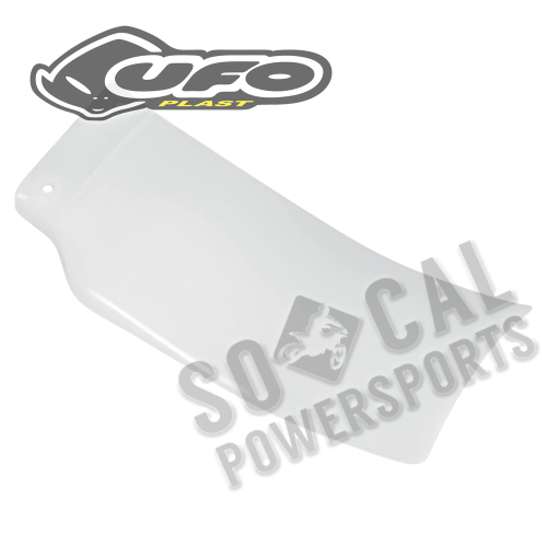 UFO Plastics - UFO Plastics Rear Shock Mud Plate - White - HO03640-280