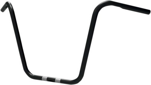 Khrome Werks - Khrome Werks 1in. Ape Hanger Handlebar - Dimpled and Drilled - Black - 300822