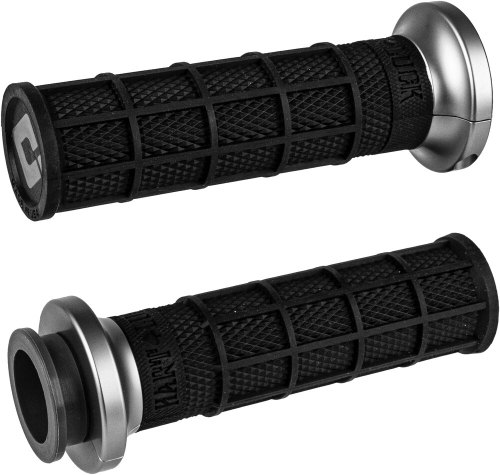 ODI - ODI Lock On Grips for Throttle by Wire - Black/Graphite - V31HTW-BH-H