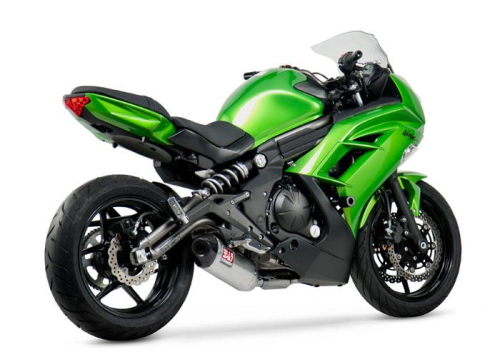 Yoshimura - Yoshimura RS-4 Race Series Full System - Stainless Steel Muffler - Carbon Fiber End Cap - 146500D520