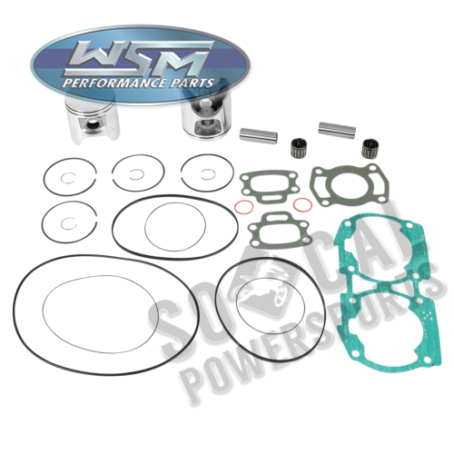 WSM - WSM Top End Kit (658cc) - 0.50mm Oversize to 78.50mm Bore - 010-816-12