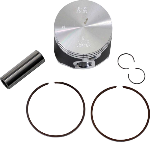 Vertex - Vertex Cast Replica Piston Kit - Standard Bore 57.95mm, Standard Compression - 24101B