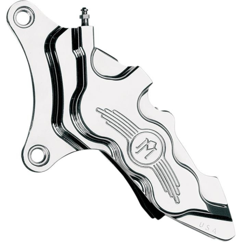 Performance Machine - Performance Machine Six-Piston Differential-Bore Front/Left Brake Caliper Kit - Chrome - 0051-2915-CH