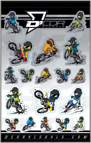DCOR - DCOR Kids Decal Sheets - Kids Caricatures - 40-90-115