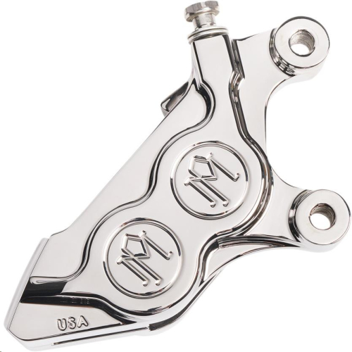 Performance Machine - Performance Machine Four-Piston Front Right Brake Caliper for 300MM Rotor - Chrome - 0052-2424-CH