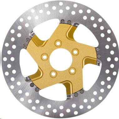 Performance Machine - Performance Machine Pro-Am 11.8in. Two-Piece Brake Rotor - Gold Ops - 01331800FACRSMG