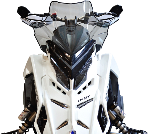 Powermadd - Powermadd Cobra Windshield - Low 15in. - Smoke - 14621