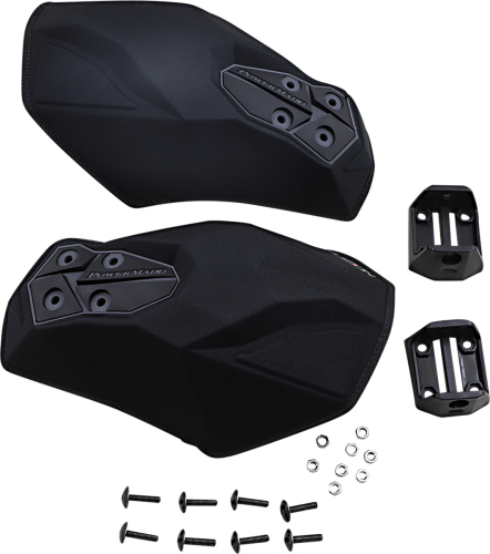 Powermadd - Powermadd Fuzion Handguards - Black/Black - 34505