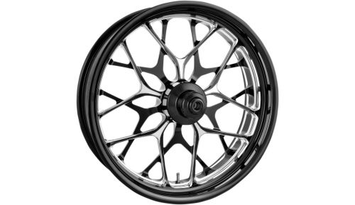 Performance Machine - Performance Machine One-Piece Aluminum Front Wheel - 18in. x 5.5in. - Galaxy Platinum Cut - 1204-7814P-GAL-BMP