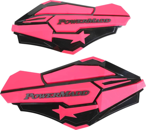 Powermadd - Powermadd Sentinel Handguards - Pink/White - 34420