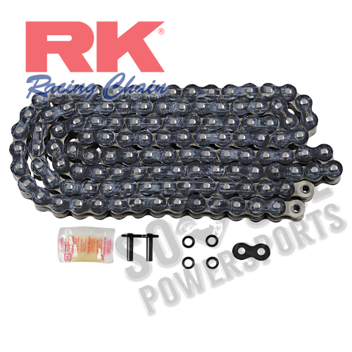 RK - RK 525 Max-X Chain - 120 Links - Black/Chrome - 525MAXX-120-BC