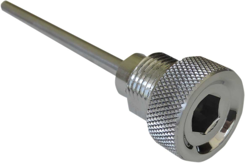 Accutronix - Accutronix Knurled Transmission Dipstick - Chrome - TDS01-KC