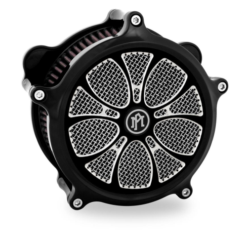 Performance Machine - Performance Machine Revel Universal Super Gas Air Cleaner Faceplate - Platinum Cut - 0206-2010REL-BMP