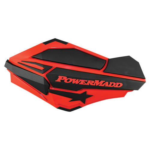 Powermadd - Powermadd Sentinel Handguards - Polaris Red/Black - 34402