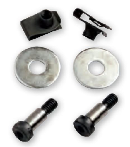 Cycle Visions - Cycle Visions Secure Fit HD Bag Fastener 2-Bolt Kit - CV7292