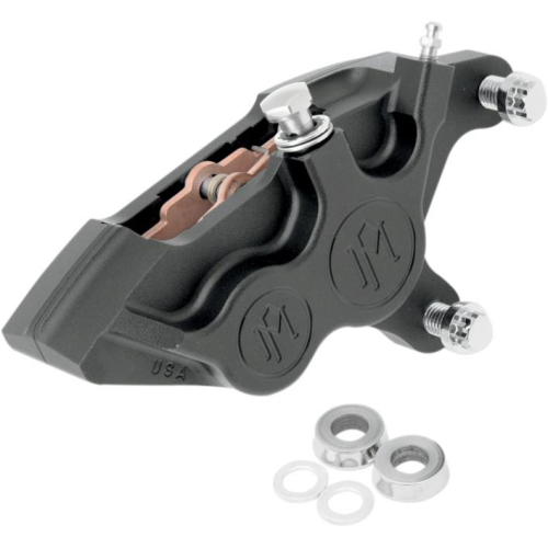 Performance Machine - Performance Machine Four-Piston Differential-Bore Brake Caliper Kit - Black Ops - 0053-2920-SMB