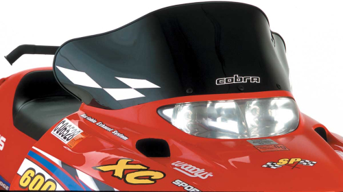 Powermadd - Powermadd Cobra Windshield - Low - 11.5in. - Black/White Checks - 11520