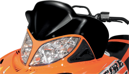 Powermadd - Powermadd Cobra Windshield - 17in. - Black - 12823