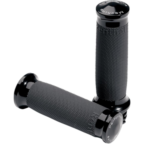 Performance Machine - Performance Machine Contour Renthal Wrapped Grips - Standard - Black - 0063-2007-B